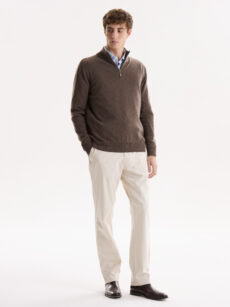 SWEATER MEDIO CIERRE CASHMERE