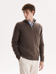 SWEATER MEDIO CIERRE CASHMERE - Imagen 2