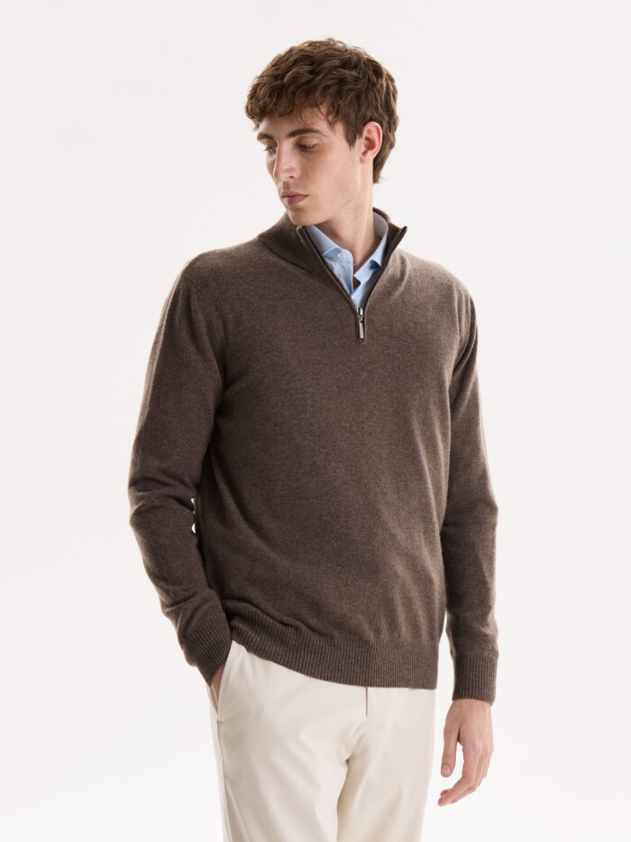 SWEATER MEDIO CIERRE CASHMERE - Imagen 2