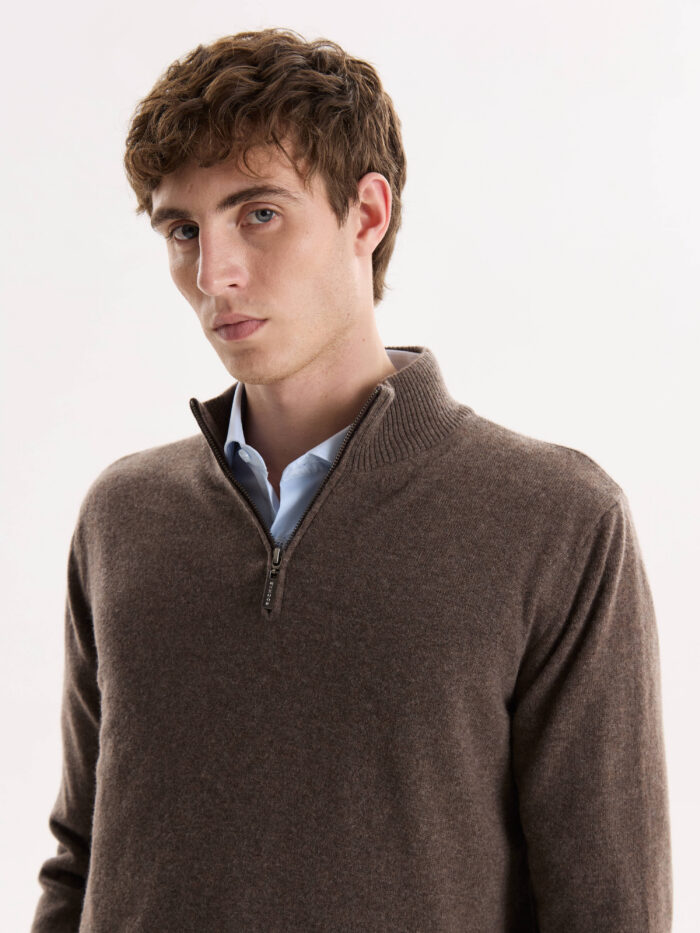 SWEATER MEDIO CIERRE CASHMERE - Imagen 4
