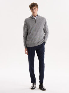 SWEATER MEDIO CIERRE CASHMERE