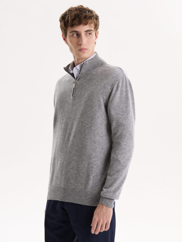 SWEATER MEDIO CIERRE CASHMERE - Imagen 2