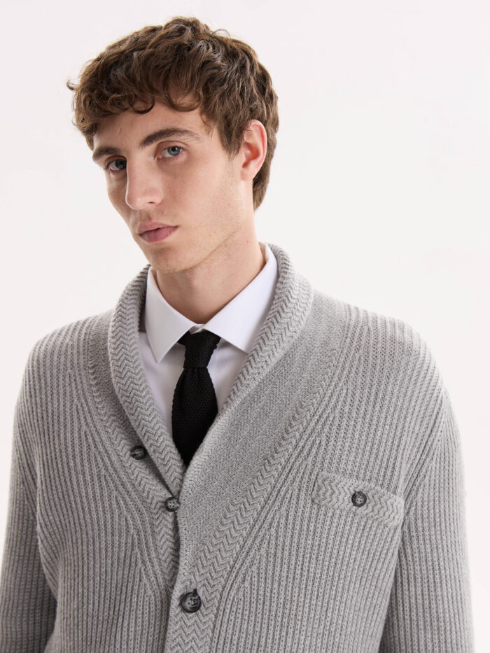 CARDIGAN CUELLO VOLCADO - Imagen 3