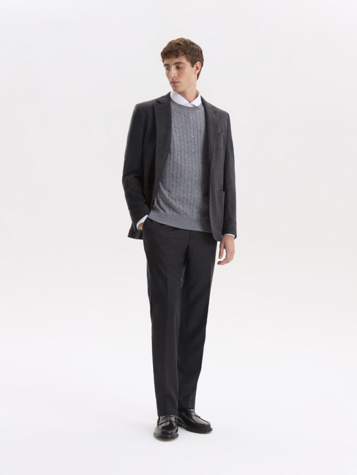 SACO CASHMERE BOLSILLO PLAQUE - Imagen 2