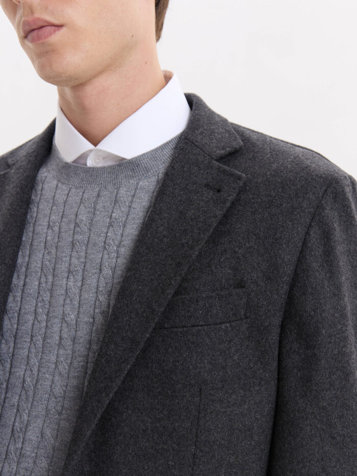 SACO CASHMERE BOLSILLO PLAQUE - Imagen 3