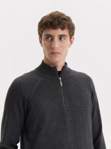 SWEATER RANGLAN PUNTO COMBINADO - Imagen 3