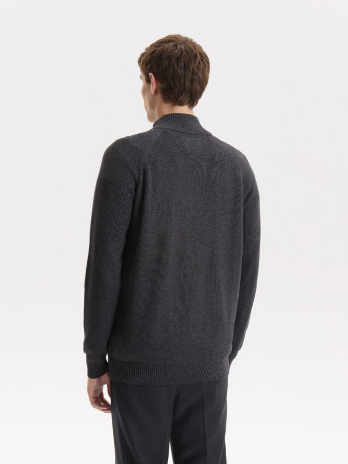 SWEATER RANGLAN PUNTO COMBINADO - Imagen 5