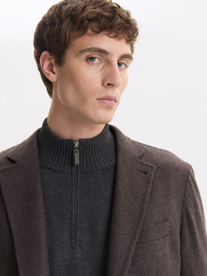 SACO CASHMERE BOLSILLO PLAQUE - Imagen 4