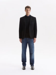 SACO CASHMERE BOLSILLO PLAQUE