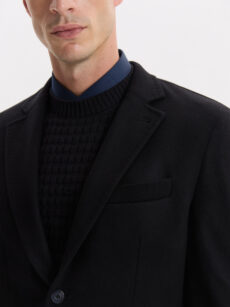 SACO CASHMERE BOLSILLO PLAQUE - Imagen 4