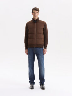 CAMPERA GAMUZA MANGAS TEJIDAS - Imagen 3
