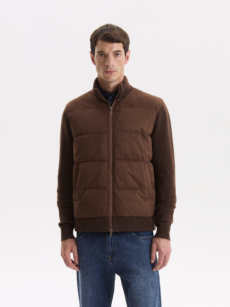 CAMPERA GAMUZA MANGAS TEJIDAS - Imagen 2