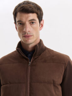 CAMPERA GAMUZA MANGAS TEJIDAS - Imagen 2