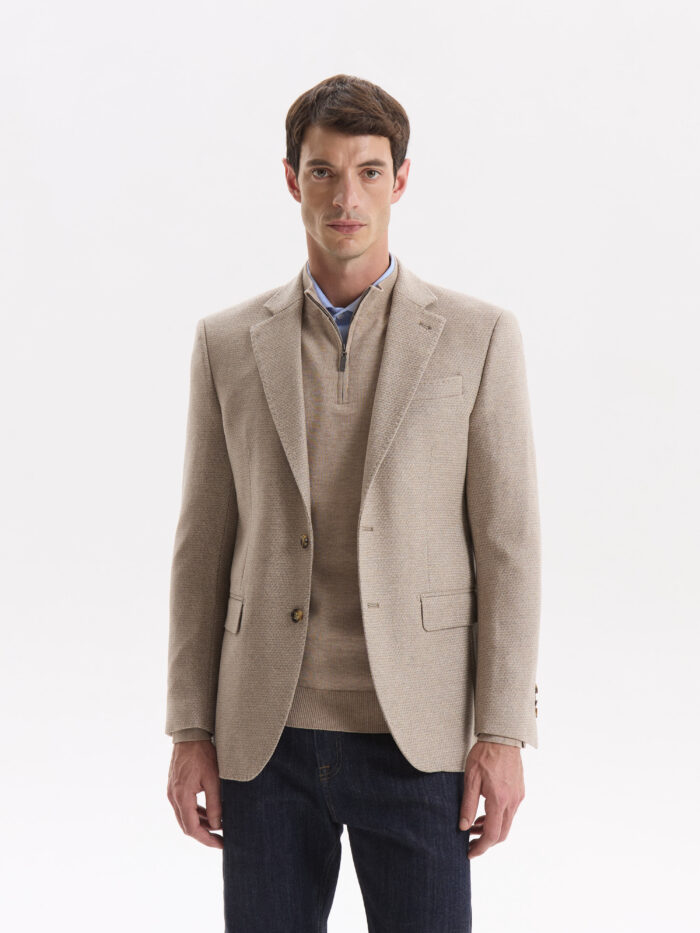 SACO CASHMERE TRAMADO - Imagen 3