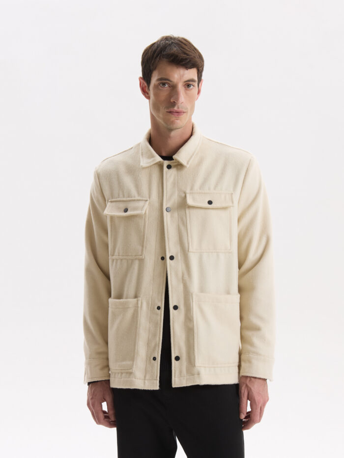 OVERSHIRT LANA CASHMERE - Imagen 4