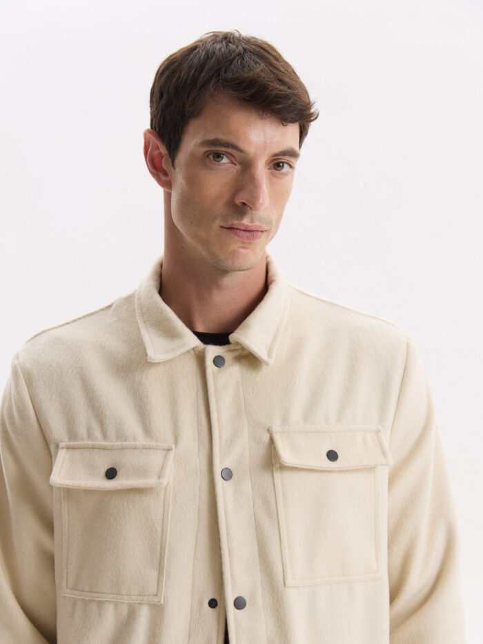 OVERSHIRT LANA CASHMERE - Imagen 2