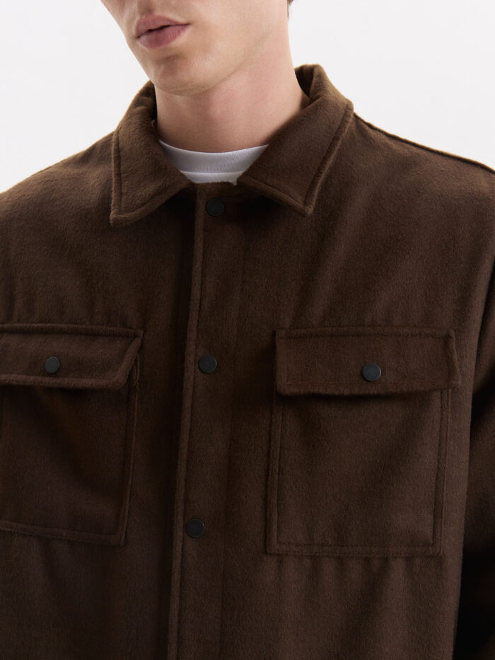 OVERSHIRT LANA CASHMERE - Imagen 5