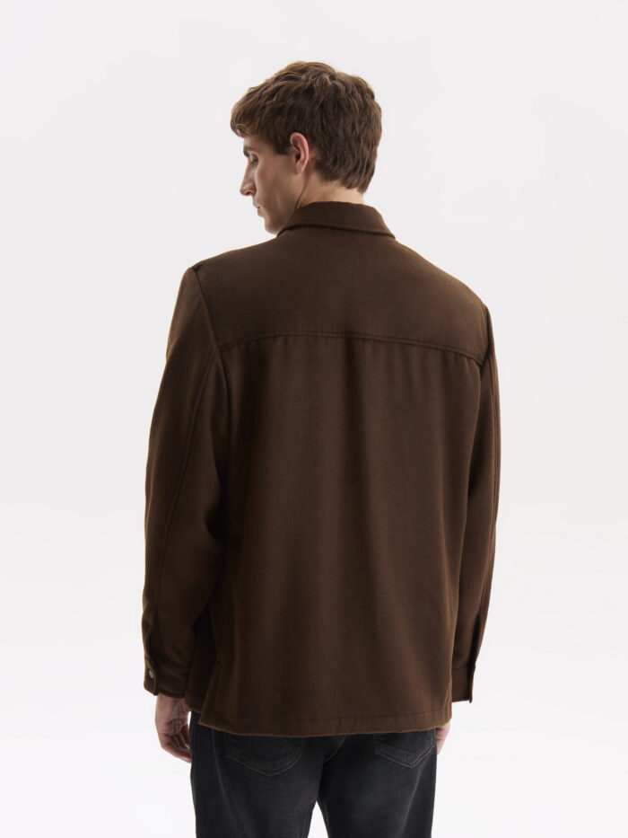 OVERSHIRT LANA CASHMERE - Imagen 4