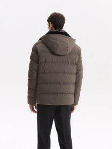 CAMPERA CAPUCHA CON PIEL - Imagen 4