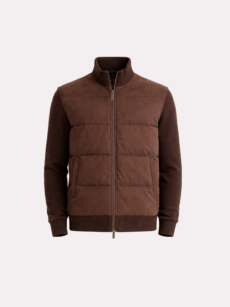 CAMPERA GAMUZA MANGAS TEJIDAS - Imagen 5
