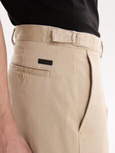 PANTALÓN GABARDINA CLÁSICO CON PRESILLAS - Imagen 4