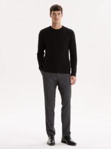 SWEATER CUELLO REDONDO TRAMADO - Imagen 2