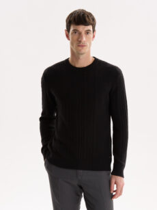 SWEATER CUELLO REDONDO TRAMADO
