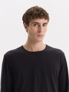 T-SHIRT ZIPPER PIMA COTTON